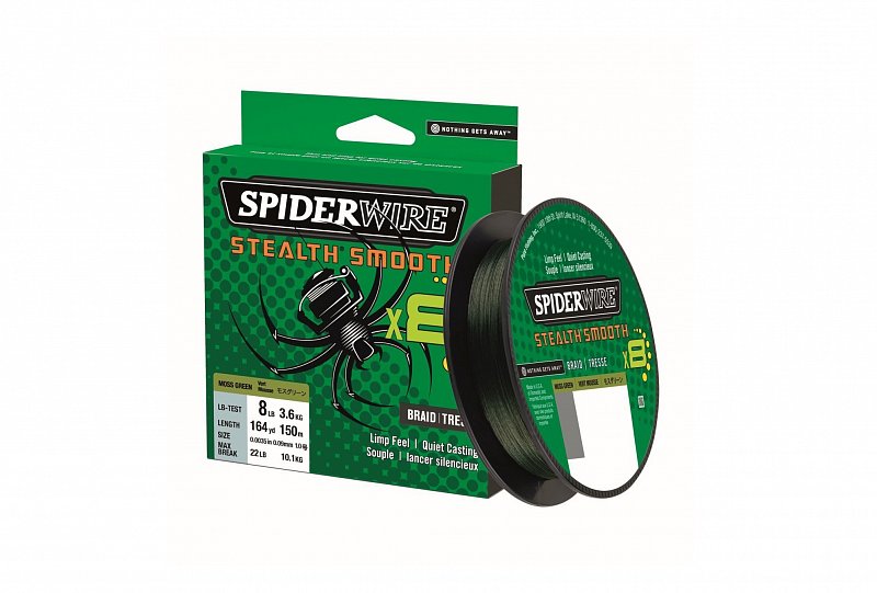 Spiderwire Šnúra Spiderwire Stealth Smooth 8 300m Green